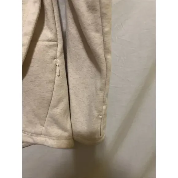 Athleta Cozy Karma Pullover Sweatshirt Oatmeal Heather Cream Women’s Medium - Picture 8 of 16